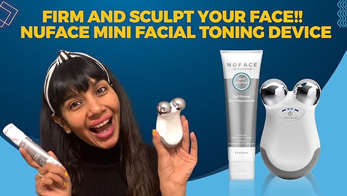 NuFACE Mini 美顔器 ホワイト MINI+ Portable Microcurrent Facial Toning Kit | NuFACE